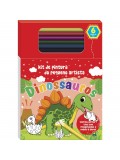 Kit de Pintura do Pequeno Artista: Dinossauros